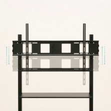 Soporte de Suelo Ajustable con Ruedas TooQ FS20105M-B para TV de 60-105'/ hasta 120kg
