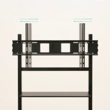 Soporte de Suelo Ajustable con Ruedas TooQ FS20105M-B para TV de 60-105'/ hasta 120kg
