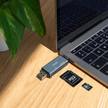 Lector de Tarjetas Externo TooQ TQR-3001G/ USB 3.0 y USB Tipo-C
