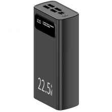 Powerbank 30000mAh Leotec LEPOW30W22W/ 22.5W/ Negra