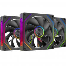 Pack 3 Ventiladores Invertidos Mars Gaming MF-LINKFINITYKIT2R/ 12cm/ ARGB