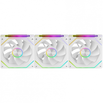 Pack 3 Ventiladores Invertidos Mars Gaming MF-LINKFINITYKIT2R/ 12cm/ ARGB/ Blancos