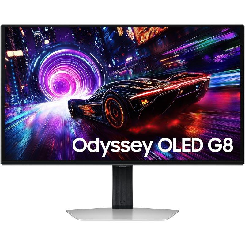 Monitor Gaming Samsung Odyssey OLED G8 G81SF S27FG812SU 27'/ 4K/ 0.03ms/ 240Hz/ OLED/ Regulable en altura/ Plata