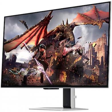 Smart Monitor Gaming Samsung Odyssey OLED G8 S32DG800SU 32'/ 4K/ 0.03ms/ 240Hz/ Multimedia/ Regulable en Altura/ Plata