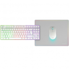 Pack Gaming Mars Gaming MCPWTKL/ Teclado Inalámbrico + Ratón Inalámbrico + Alfombrilla
