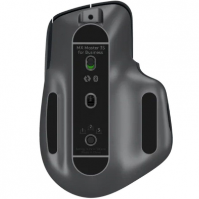 Ratón Ergonómico Inalámbrico por Bluetooth Logitech MX Master 3S For Business/ Batería recargable/ Hasta 8000 DPI/ Grafito