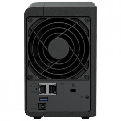 NAS Synology Diskstation DS225+/ 2 Bahías 3.5'- 2.5'/ 2GB DDR4/ Formato Torre