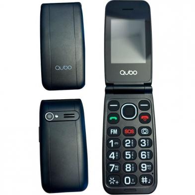 Teléfono Móvil Qubo NEONW-BK 4G para Personas Mayores/ Negro