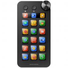 Control Deck Mars Gaming MSD-NEO/ 15 Teclas LCD/ 1 Rueda/ 2 Botones/ Negro