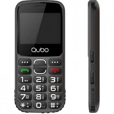 Teléfono Móvil Qubo X-230BKC 4G para Personas Mayores/ Negro