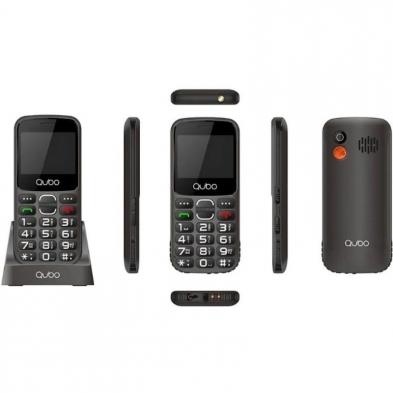 Teléfono Móvil Qubo X-230BKC 4G para Personas Mayores/ Negro
