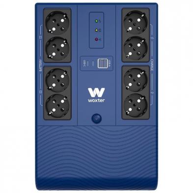 SAI Línea Interactiva Woxter Multibase UPS 1200 VA/ 1200VA-720W/ 8 Salidas/ Formato Torre