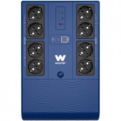 SAI Línea Interactiva Woxter Multibase UPS 800 VA/ 800VA-480W/ 8 Salidas/ Formato Torre