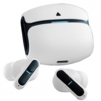 Auriculares Bluetooth Leotec TWS Gaming Nebula Fit con estuche de carga/ Autonomía 7.5h/ Blancos