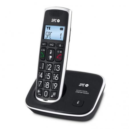 Teléfono Inalámbrico SPC Comfort Kaiser 7609N/ Pack DUO/ Negro - Imagen 2