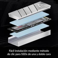 Disipador Térmico para SSD M.2 2280 Arctic M2 Pro/ Plata