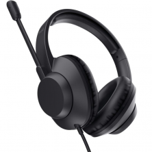 Auriculares Trust Ayda Max USB/ con Micrófono/ USB/ Negros