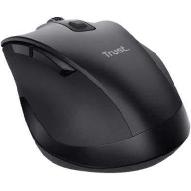 Ratón Ergonómico Inalámbrico Trust Fyda Multidispositivo/ Batería recargable/ Hasta 2400 DPI