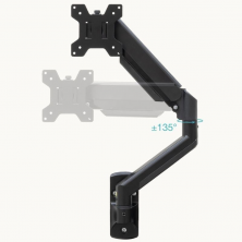 Soporte de Pared para Monitor TooQ LP1334TNR-B/ Giratorio/ Inclinable/ Rotatorio/ hasta 10kg