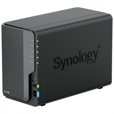 NAS Synology Diskstation DS225+/ 2 Bahías 3.5'- 2.5'/ 6GB DDR4/ Formato Torre