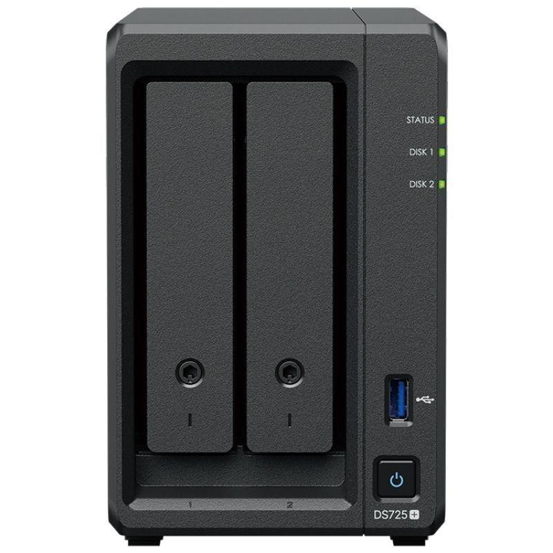 NAS Synology Diskstation DS725+/ 2 Bahías 3.5'- 2.5'/ 8GB DDR4/ Formato Torre