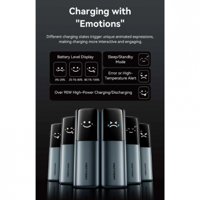 Powerbank 20000mAh Vention FKFH0/ 165W/ Gris