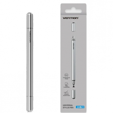 Lápiz Óptico Vention KQMH0/ Universal/ Aluminio Gris