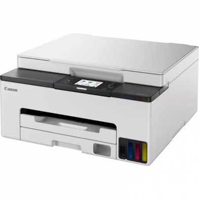 Multifunción Recargable Canon MAXIFY GX1050 MegaTank 3 en 1 WiFi/ Dúplex/ Pack impresora + consumibles XL/ Blanca