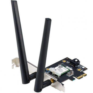 Tarjeta de Red Inalámbrica-PCI Express Asus PCE-BE6500/ 6500Mbps/ 2.4/5/6GHz