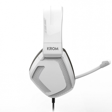 Auriculares Gaming con Micrófono Krom Kopa Pro/ Jack 3.5/ Blancos