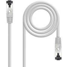 Cable de Red RJ45 SSTP Nanocable 10.20.2002 Cat.8.1/ 2m/ Gris