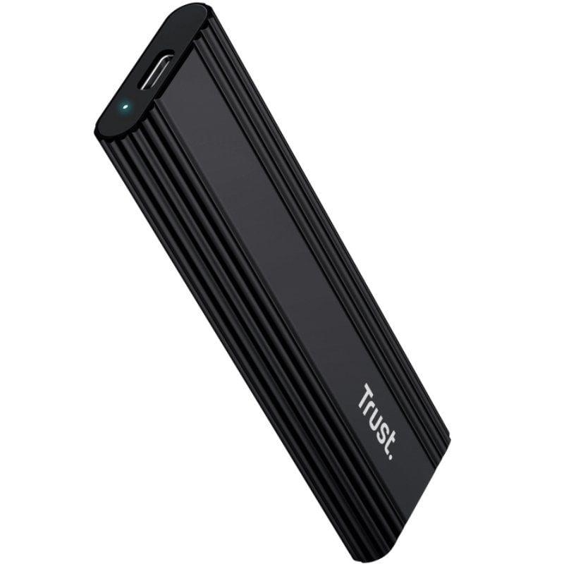 Caja Externa para Disco SSD M.2 Trust 25806/ USB 3.2 Gen2/ Sin tornillos
