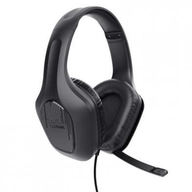 Auriculares Gaming con Micrófono Trust Gaming GXT 417 Zirox/ Jack 3.5/ Negros