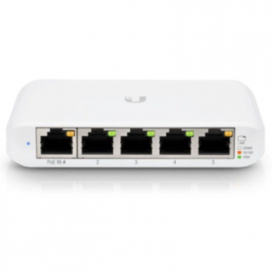 Switch Gestionado Ubiquiti USW-Flex Mini 5 Puertos/ RJ45 10/100/1000 PoE/ Pack 3 uds