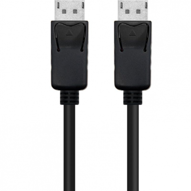 Cable DisplayPort 1.4 8K Nanocable 10.15.2801-L150/ DisplayPort Macho - DisplayPort Macho/ 1.5m/ Certificado/ Negro