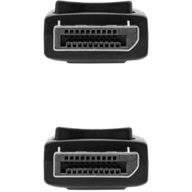 Cable DisplayPort 1.4 8K Nanocable 10.15.2802/ DisplayPort Macho - DisplayPort Macho/ 2m/ Certificado/ Negro
