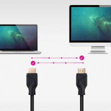 Cable HDMI 2.1 8K Nanocable 10.15.8301/ HDMI Macho - HDMI Macho/ 1m/ Negro
