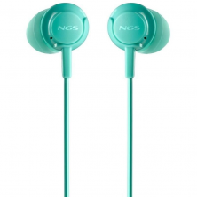 Auriculares Intrauditivos NGS Cross Drift/ con Micrófono/ Jack 3.5/ Verdes