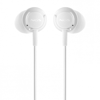 Auriculares Intrauditivos NGS Cross Step/ con Micrófono/ USB Tipo-C/ Blancos