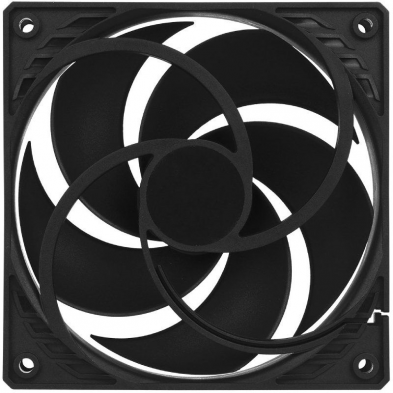 Ventilador Arctic P12/ 12cm/ Negro