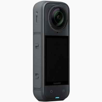 Cámara Digital Deportiva Insta360 X5 Essecial Kit/ 8K/ Ángulo de visión 360º/ Negra