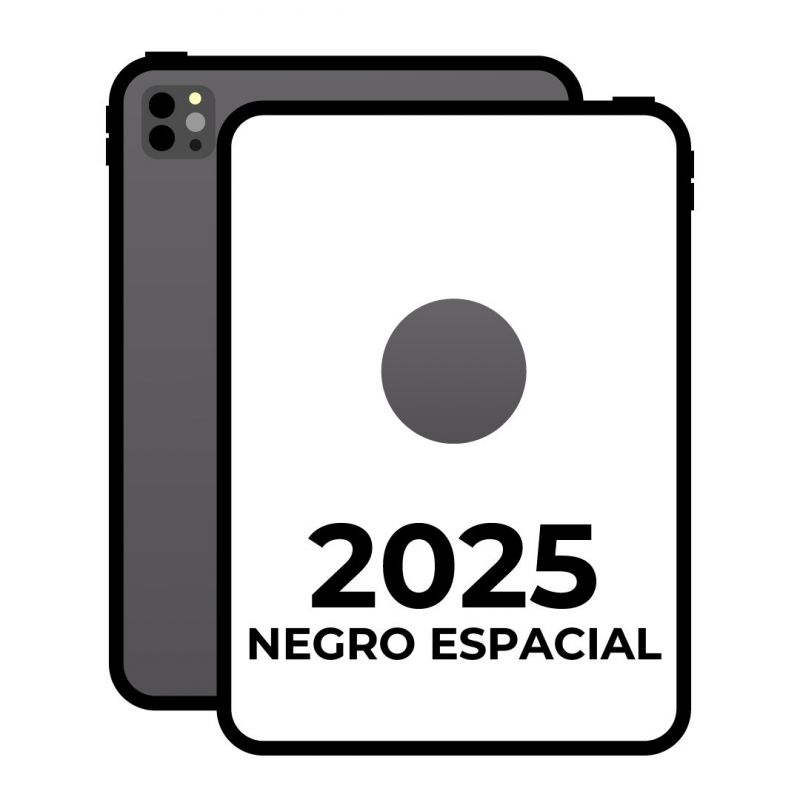 Apple iPad Pro 13' 2025 7th WiFi/ M5/ 512GB/ Negro Espacial