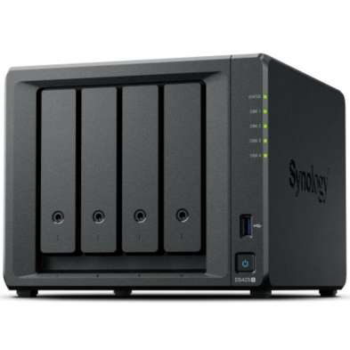NAS Synology Diskstation DS425+/ 4 Bahías 3.5'- 2.5'/ 6GB DDR4/ 16TB/ Formato Torre