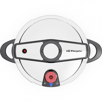 Olla a Presión Orbegozo HP 4200/ 4L/ Acero Inoxidable/ Apta para Inducción