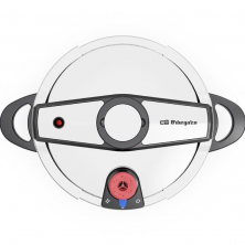 Olla a Presión Orbegozo HP 6200/ 6L/ Acero Inoxidable/ Apta para Inducción