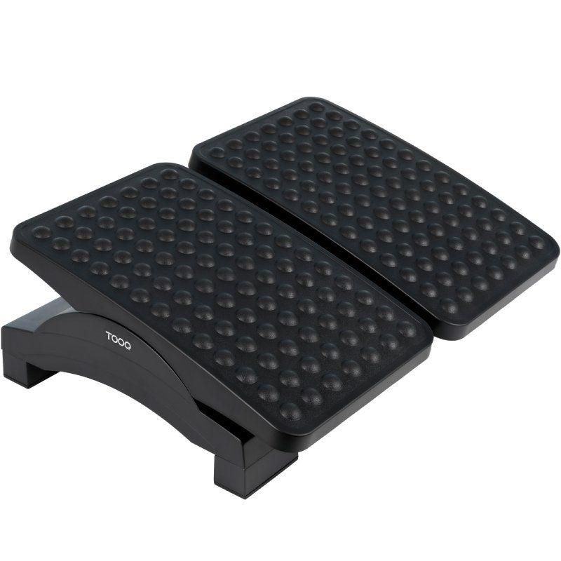 Reposapiés Ajustable/ Inclinable TooQ TQFR0604-B/ 430 x 320 x 105-130 mm