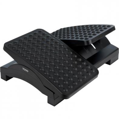 Reposapiés Ajustable/ Inclinable TooQ TQFR0604-B/ 430 x 320 x 105-130 mm