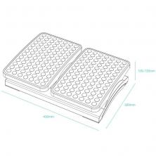 Reposapiés Ajustable/ Inclinable TooQ TQFR0604-B/ 430 x 320 x 105-130 mm