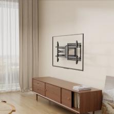 Soporte de Pared Inclinable/ Giratorio/ Nivelable Aisens WT80TSLE-419 para TV de 43-80'/ hasta 50kg