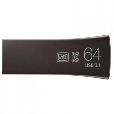 Pendrive 64GB Samsung BAR Titan Gray Plus USB 3.1
